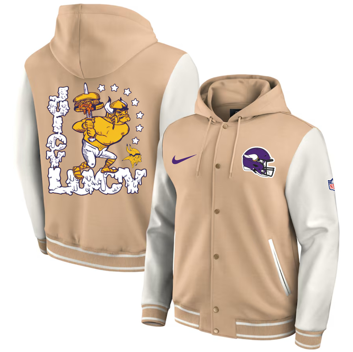 Men 2025 NFL Minnesota Vikings jacket syle 1